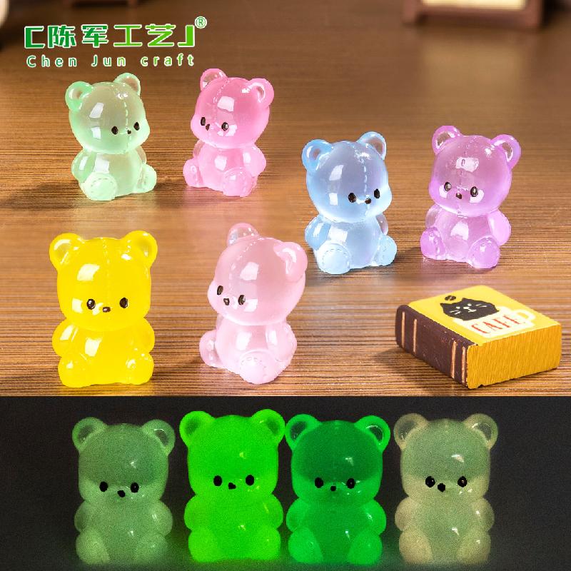 Phụ Kiện Tiểu Cảnh Gấu Teddy Dạ Quang (PK-921)
