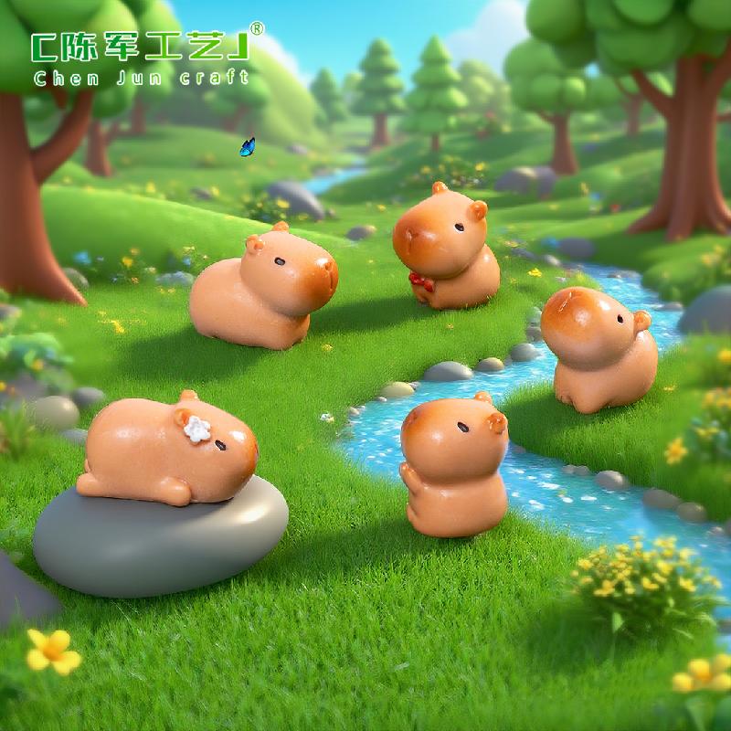 Phụ Kiện Tiểu Cảnh Capybara Mini Trang Trí Tiểu Cảnh (PK-255)