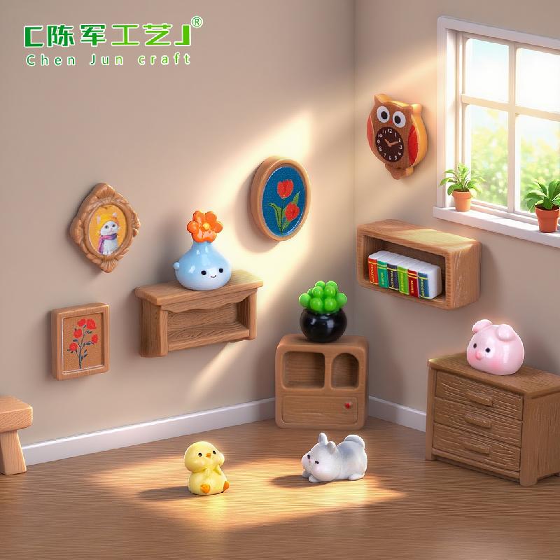 Phụ Kiện Tiểu Cảnh Tranh Treo & Chậu Sen Đá Mini DIY (PK-890)