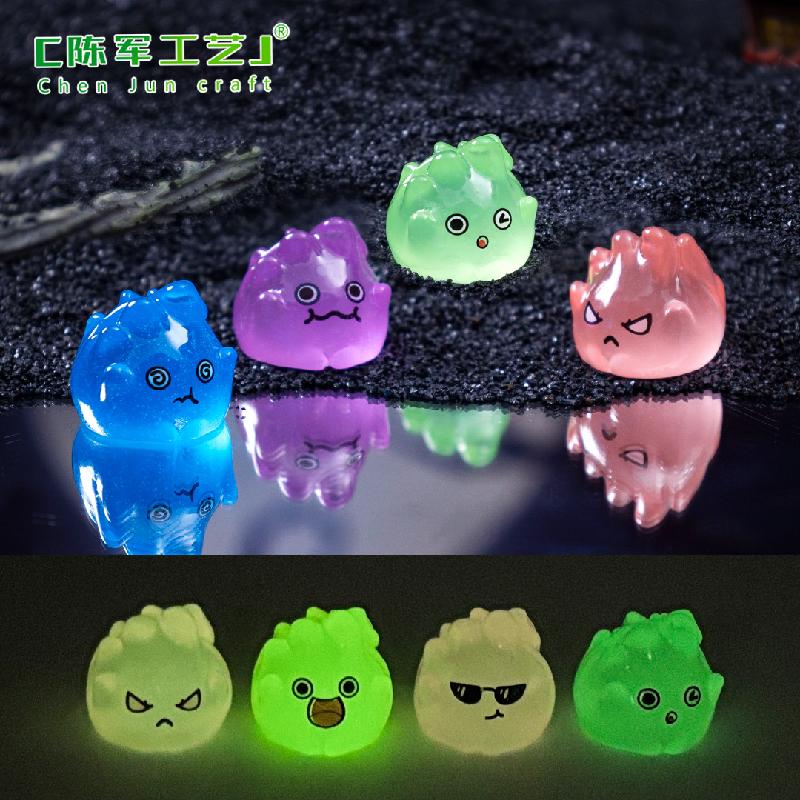 Phụ Kiện Tiểu Cảnh Ngọn Lửa Halloween Dạ Quang (PK-1014)