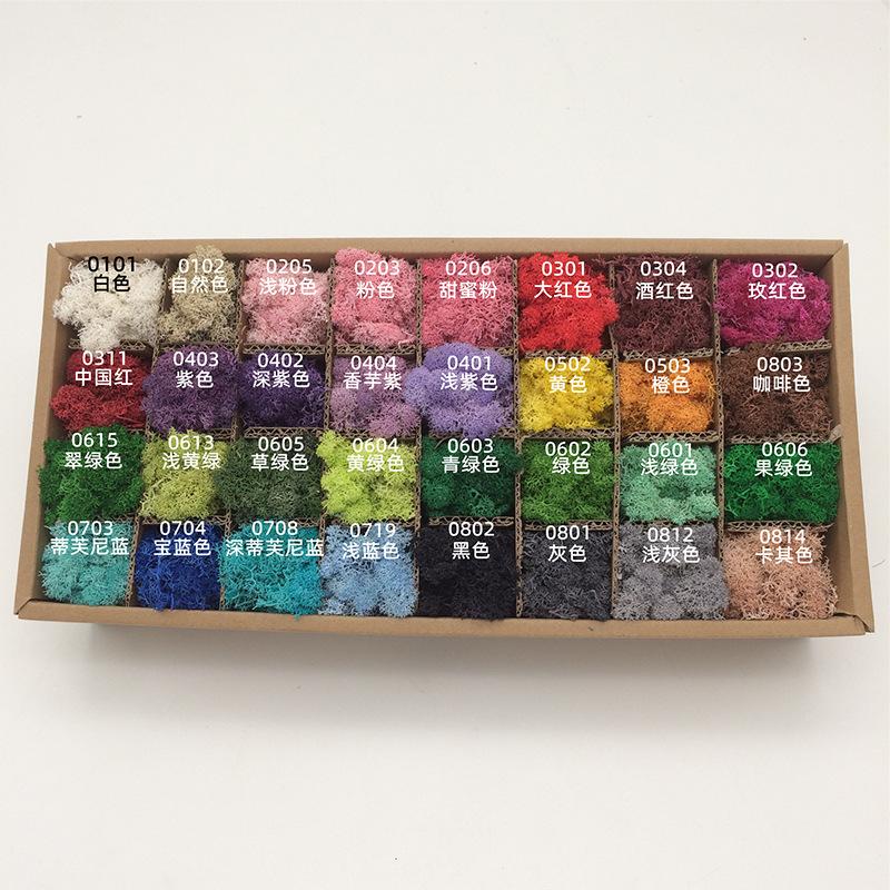 Phụ Kiện Terrarium Hộp quà rêu tuần lộc, trang trí nhà, quà tặng đám cưới (TBS-55)