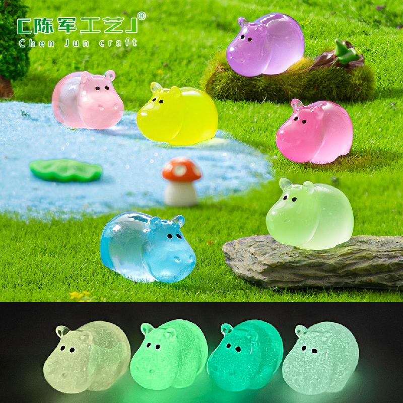 Phụ Kiện Tiểu Cảnh Hà Mã Dạ Quang Mini (PK-904)