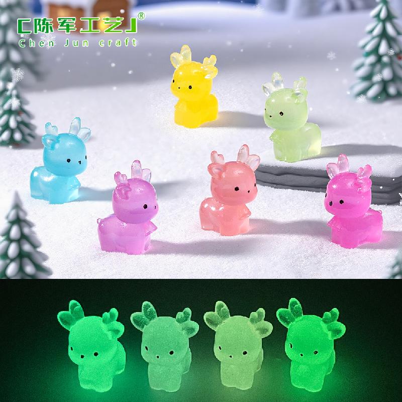 Phụ Kiện Tiểu Cảnh Tuần Lộc Giáng Sinh Phát Sáng Mini (PK-593)