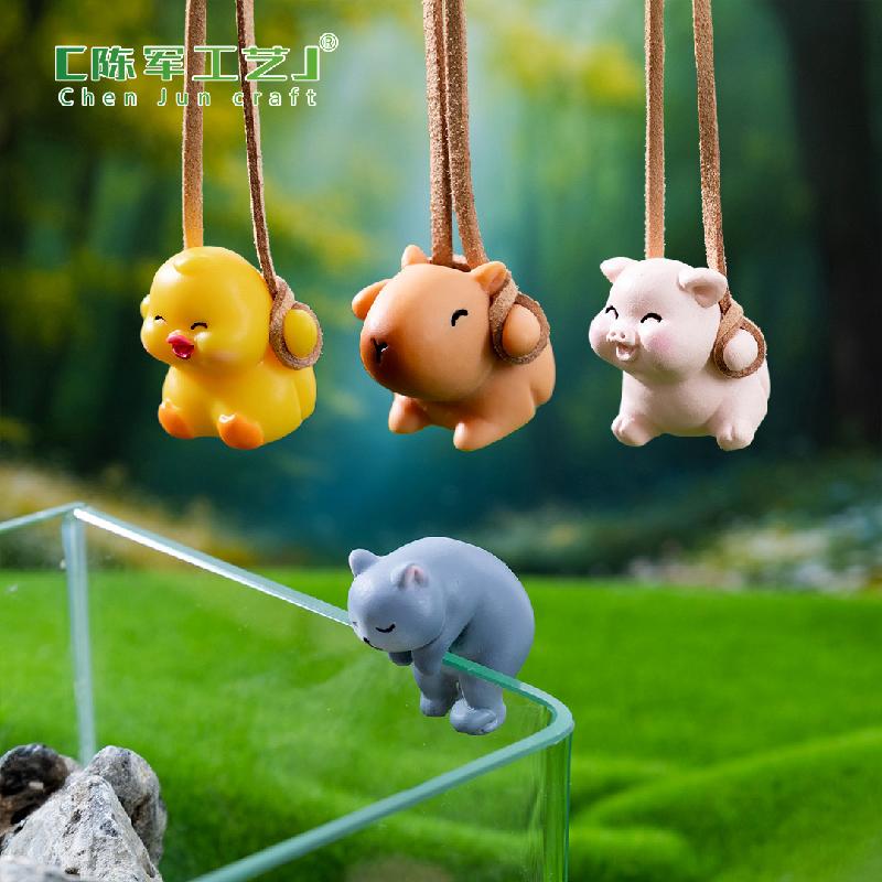 Phụ Kiện Tiểu Cảnh Capybara Đu Dây (PK-1031)