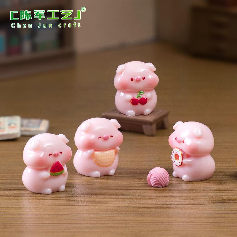 Phụ Kiện Tiểu Cảnh Heo trái cây đáng yêu mini trang trí (PK-755)