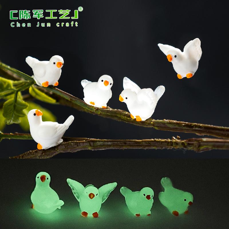 Phụ Kiện Tiểu Cảnh Chim Bồ Câu Dạ Quang (PK-931)