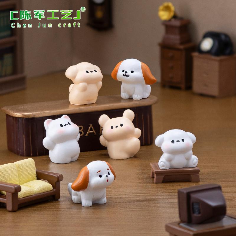 Phụ Kiện Tiểu Cảnh Mèo Và Chó Con Dễ Thương (PK-901)