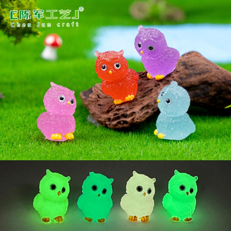 Phụ Kiện Tiểu Cảnh Cú Mèo Dễ Thương Dạ Quang (PK-981)