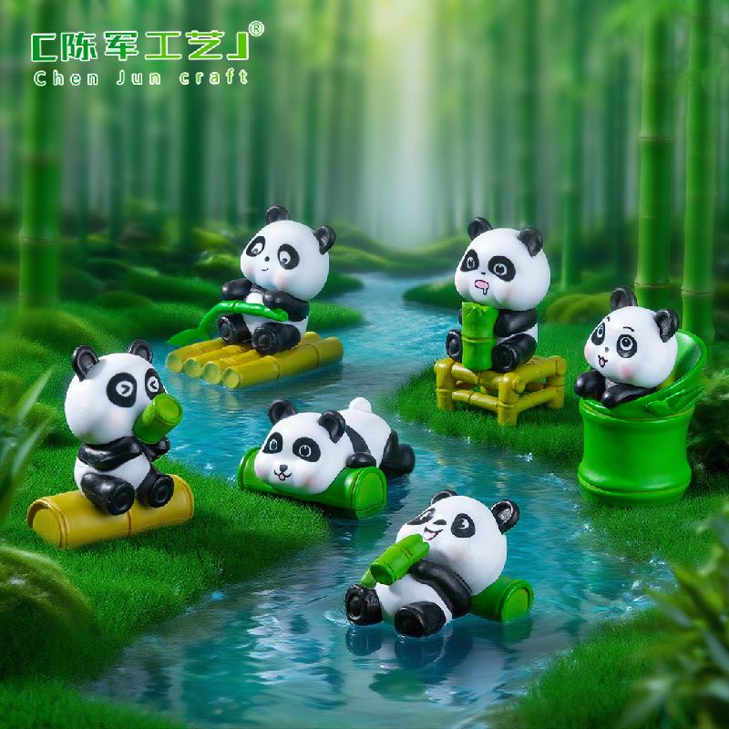 Phụ Kiện Tiểu Cảnh Gấu Trúc Dễ Thương Mini Tiểu Cảnh DIY (PK-833)