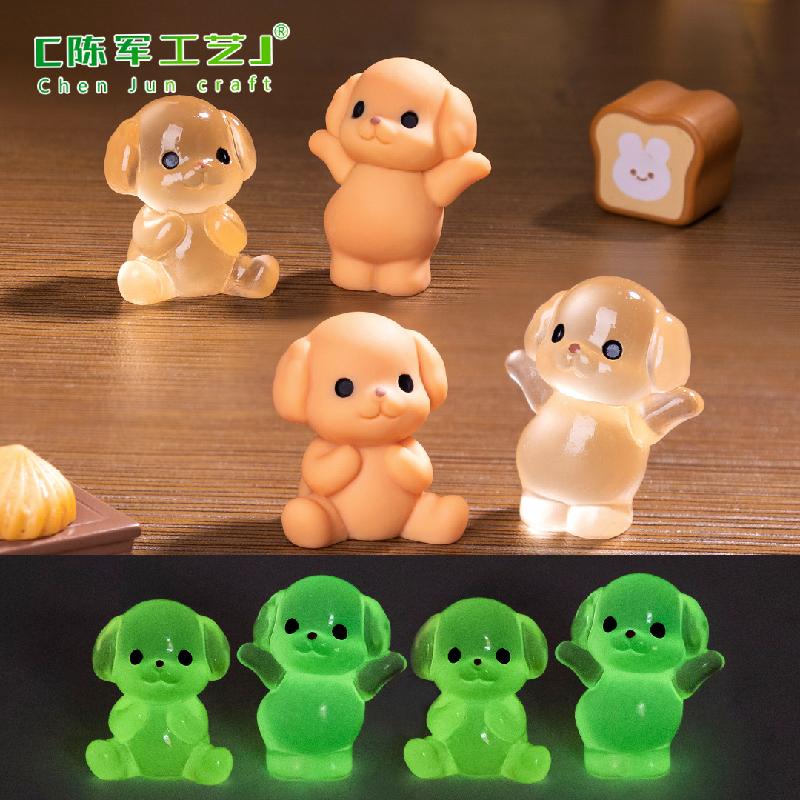 Phụ Kiện Tiểu Cảnh Chó Poodle phát sáng mini (PK-1210)