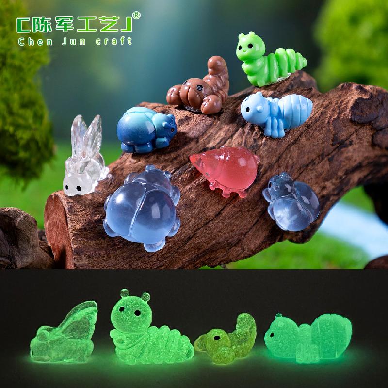 Phụ Kiện Tiểu Cảnh Kiến & Sâu Lông Dạ Quang (PK-1001)