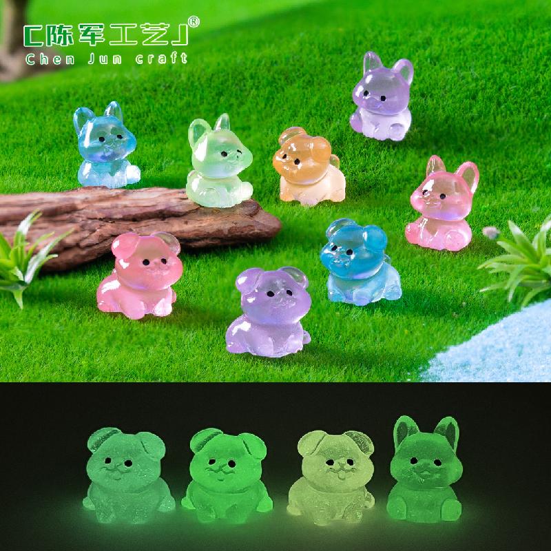 Phụ Kiện Tiểu Cảnh Chó Pug Dạ Quang (PK-949)
