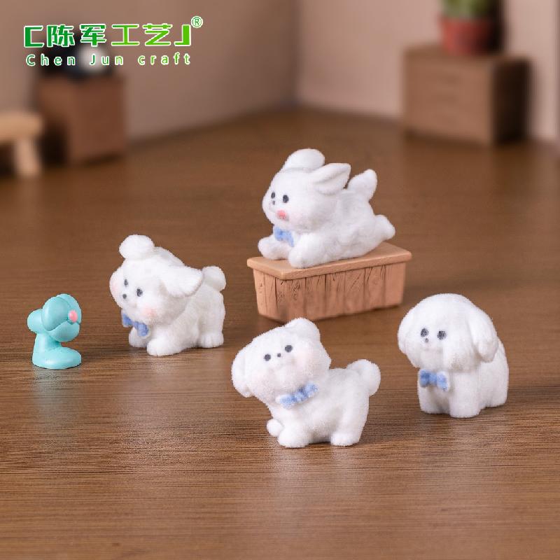 Phụ Kiện Tiểu Cảnh Chó Bông Áo Mưa (PK-977)