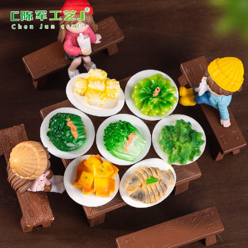 Phụ Kiện Tiểu Cảnh Món xào gia đình mini (PK-1179)