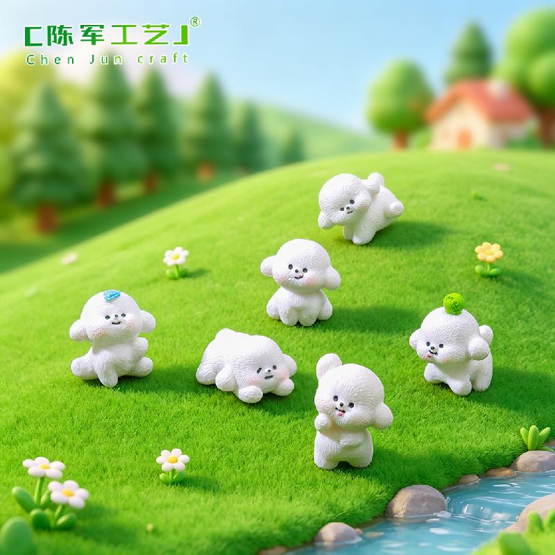 Phụ Kiện Tiểu Cảnh Chó Dễ Thương Hoạt Hình Mini (PK-666)