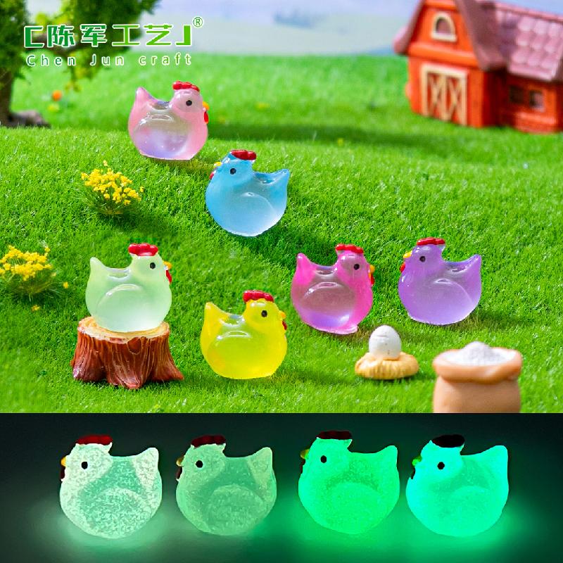 Phụ Kiện Tiểu Cảnh Gà Trống Dạ Quang (PK-905)