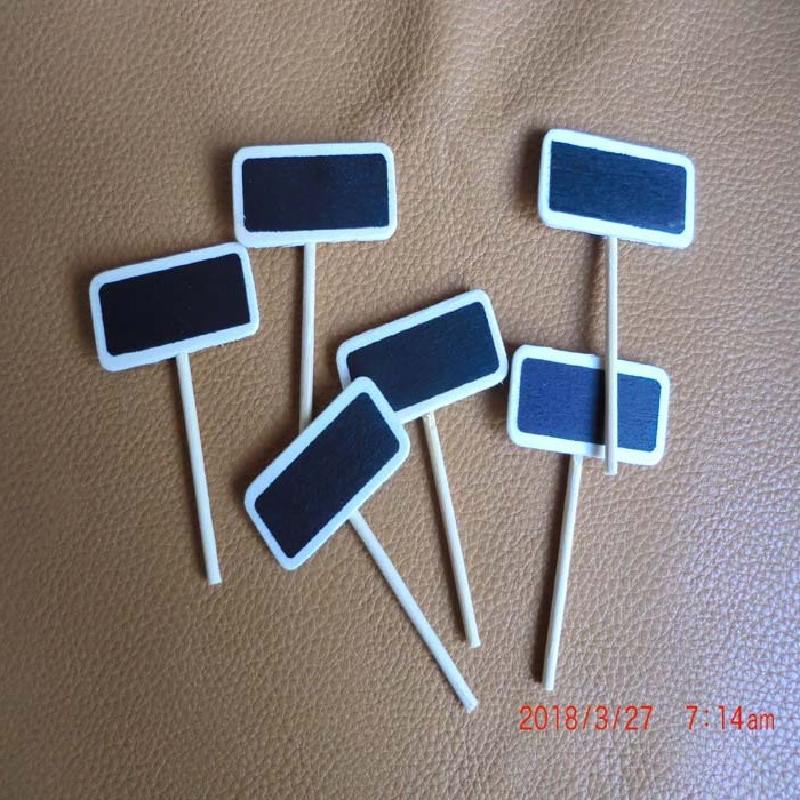 Phụ Kiện Terrarium Bảng gỗ đen viết tay cho chậu cây mini, trang trí (TBS-22)