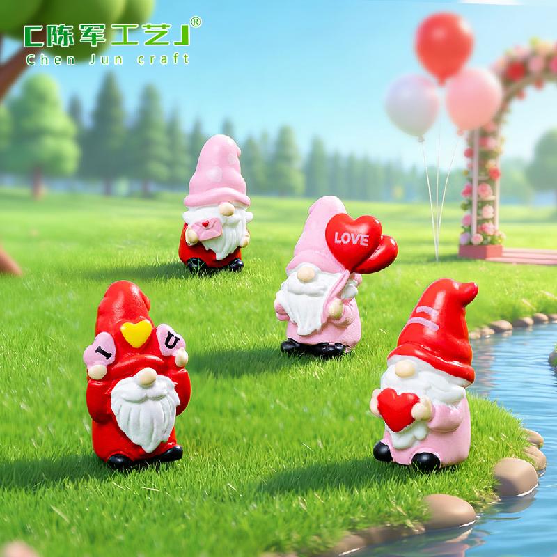 Phụ Kiện Tiểu Cảnh Chú Lùn Valentine Mini Trang Trí (PK-246)
