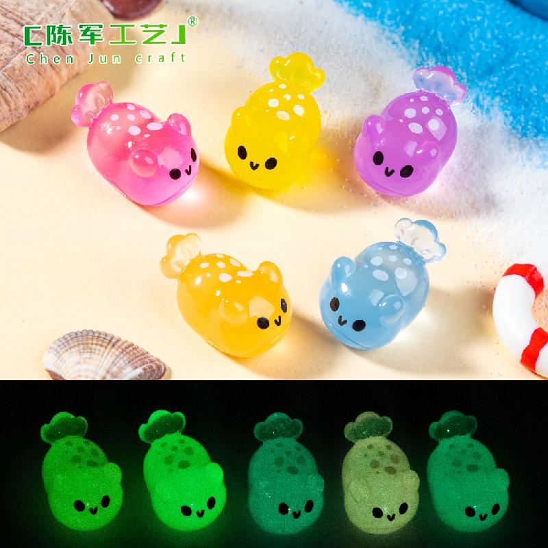 Phụ Kiện Tiểu Cảnh Sên biển phát sáng cầu vồng mini (PK-1059)