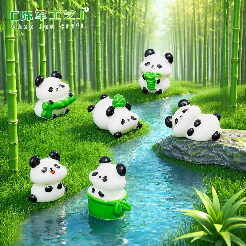 Phụ Kiện Tiểu Cảnh Gấu Trúc Đỏ Dễ Thương Mini (PK-574)