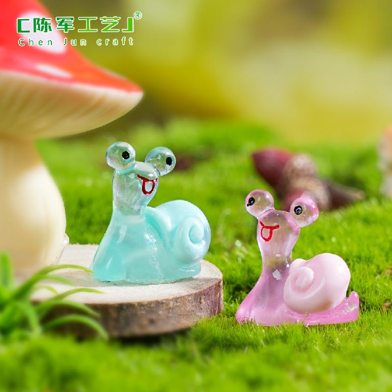 Phụ Kiện Tiểu Cảnh Ốc sên mắt to phát sáng mini (PK-1191)