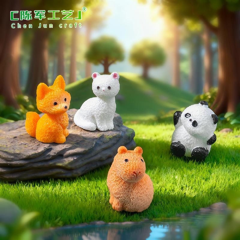 Phụ Kiện Tiểu Cảnh Capybara Và Cáo Mini Trang Trí (PK-193)