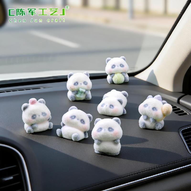 Phụ Kiện Tiểu Cảnh Gấu Trúc Đỏ Mini Lông Mịn Dễ Thương (PK-542)