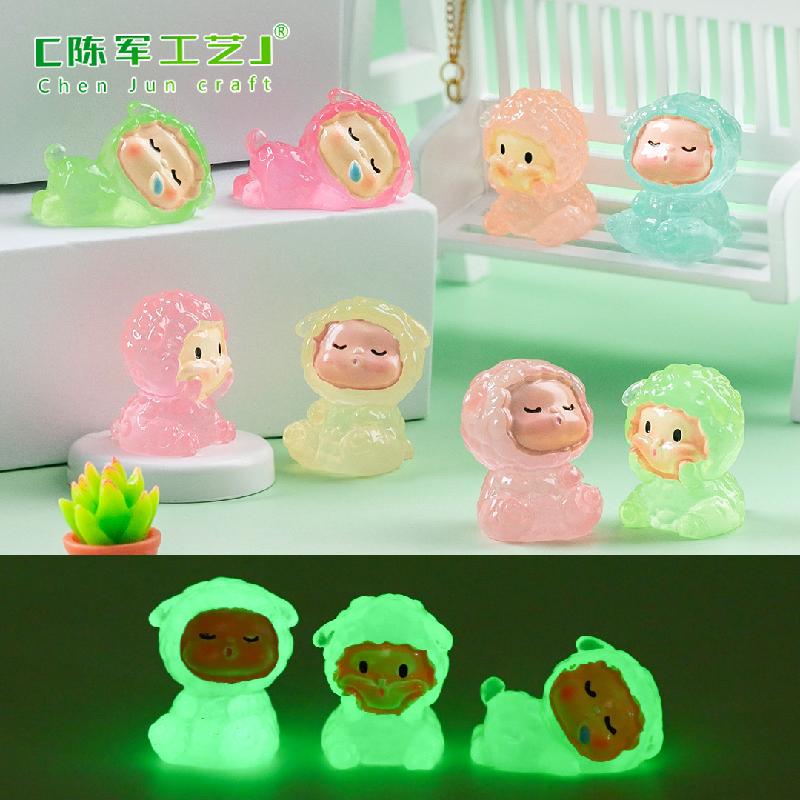 Phụ Kiện Tiểu Cảnh Cừu non phát sáng mini (PK-1229)
