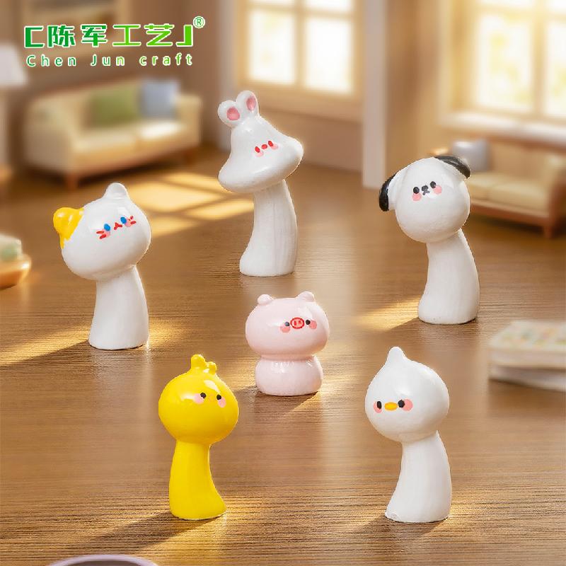 Phụ Kiện Tiểu Cảnh Động vật và nấm đáng yêu mini nhà búp bê (PK-788)