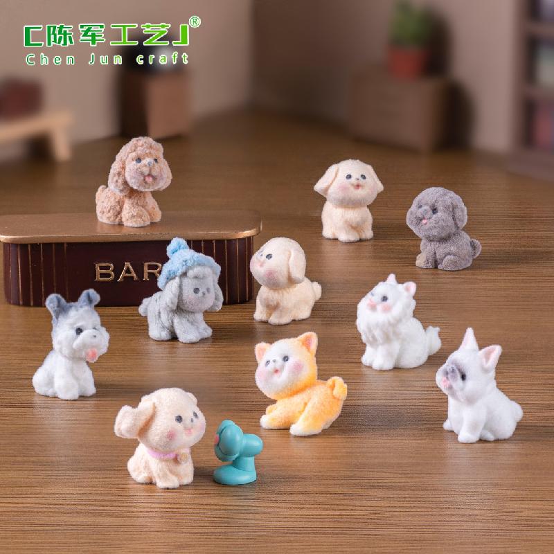 Phụ Kiện Tiểu Cảnh Chó Bichon Bông Xù (PK-986)