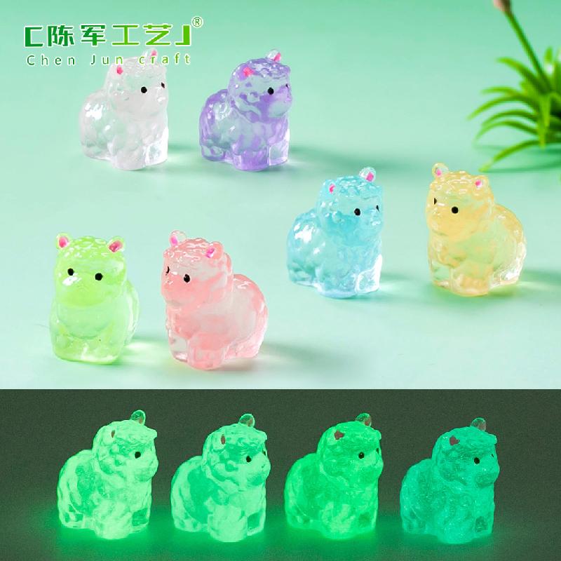 Phụ Kiện Tiểu Cảnh Tiểu cảnh lạc đà phát sáng, phụ kiện trang trí bàn làm việc (ZC-465)