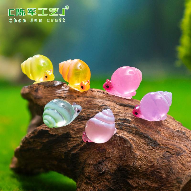 Phụ Kiện Tiểu Cảnh Ốc Sên Phát Sáng Mini Dễ Thương (PK-279)