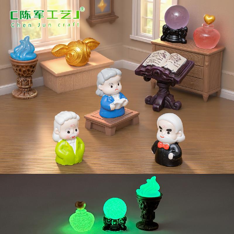 Phụ Kiện Tiểu Cảnh Quả Cầu Pha Lê Hogwarts Mini (PK-547)