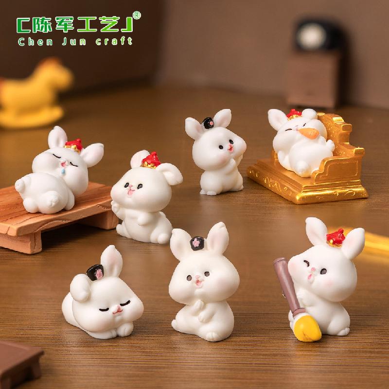 Phụ Kiện Tiểu Cảnh Thỏ năm mới mini (PK-1204)