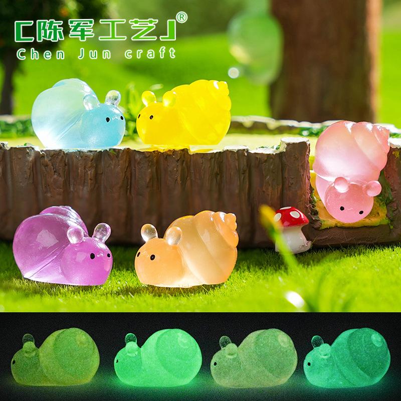 Phụ Kiện Tiểu Cảnh Ốc sên tròn phát sáng mini (PK-1080)
