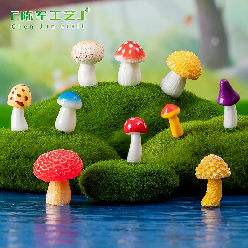 Phụ Kiện Tiểu Cảnh Tiểu cảnh nấm rừng, phụ kiện trang trí chậu cây mini (ZC-113)