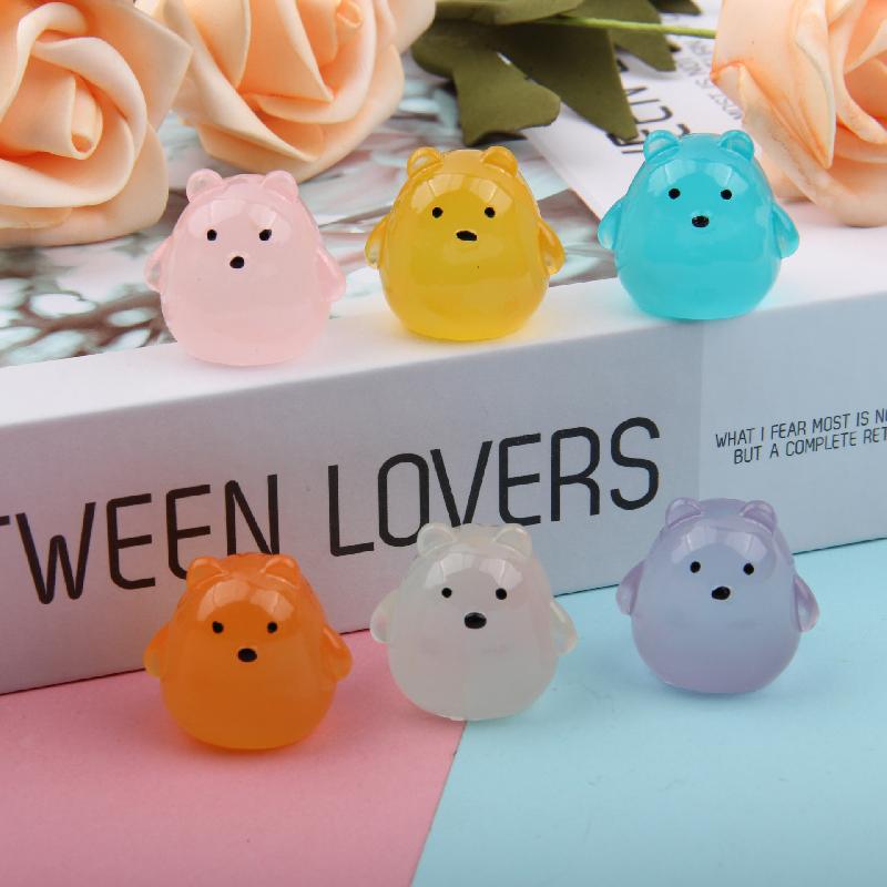 Phụ Kiện Terrarium Gấu bắc cực dạ quang, phụ kiện DIY độc đáo (TBS-66)