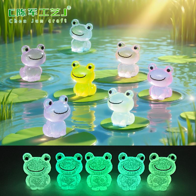 Phụ Kiện Tiểu Cảnh Ếch phát sáng mini trang trí rêu tiểu cảnh (PK-756)
