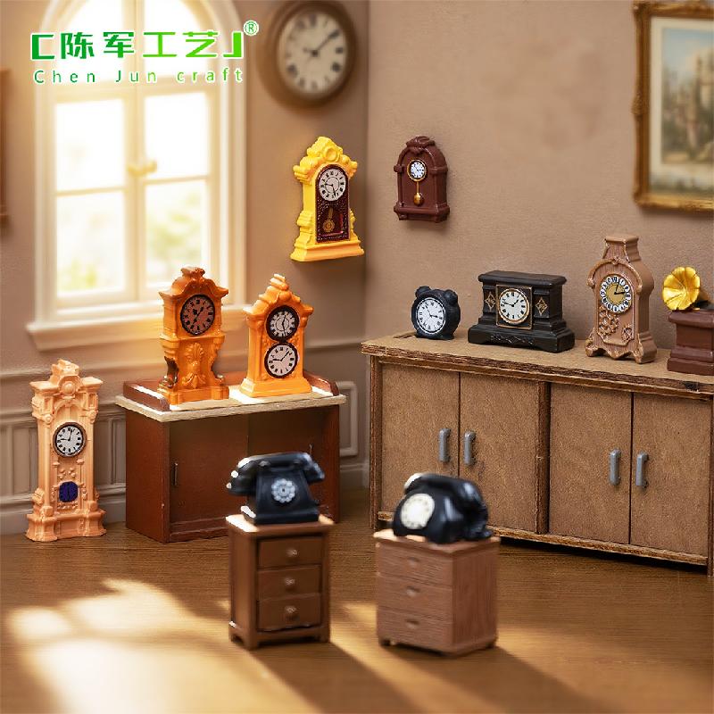 Phụ Kiện Tiểu Cảnh Đồng Hồ Cổ Bánh Răng Mini Trang Trí (PK-35)