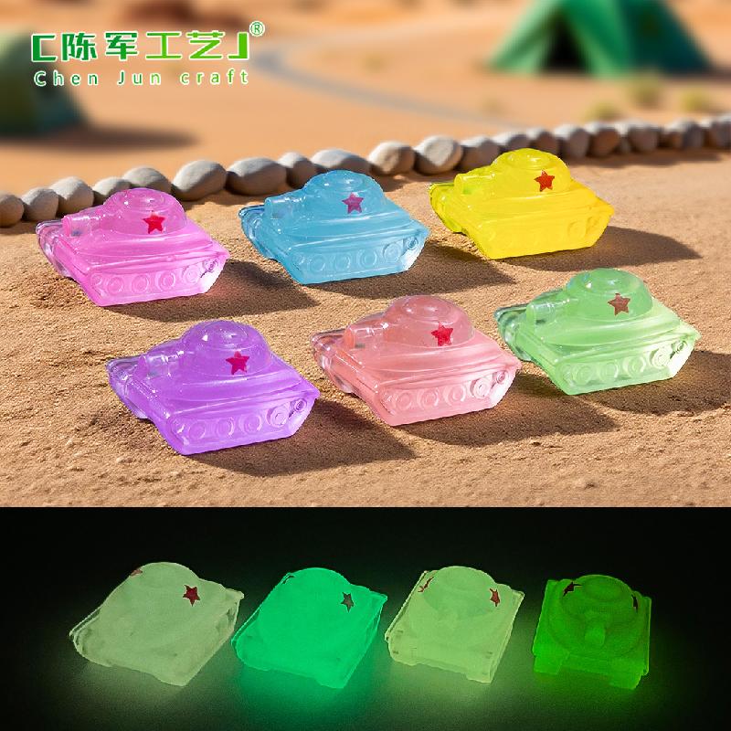 Phụ Kiện Tiểu Cảnh Xe Tăng Phát Quang Mini DIY (PK-880)
